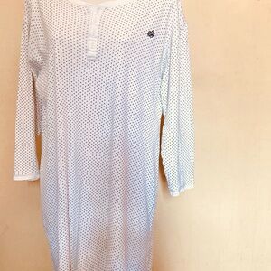 Ralph Lauren Off  White Cotton  Sleep Gown